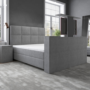 Boxspring BIG Mondriaan met TV-lift | bedcheck.nl