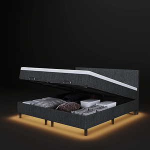 Black Friday Boxspring met Opbergruimte | bedcheck.nl