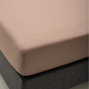 Hoeslaken Katoen - Taupe - 90x210 cm - Taupe - Dekbed Discounter - Dekbed-Discounter.nl