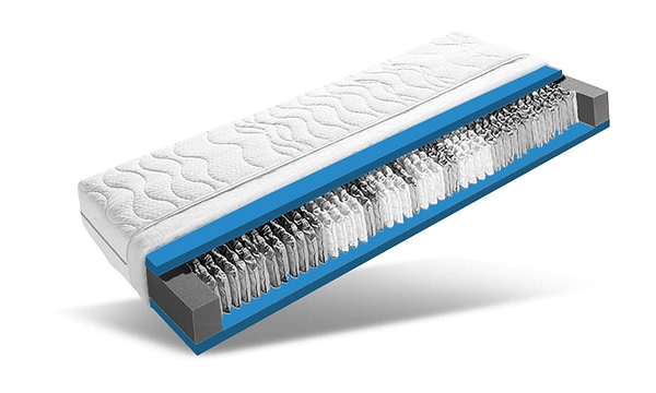 9 zone pocketvering 1000 matras | bedcheck.nl