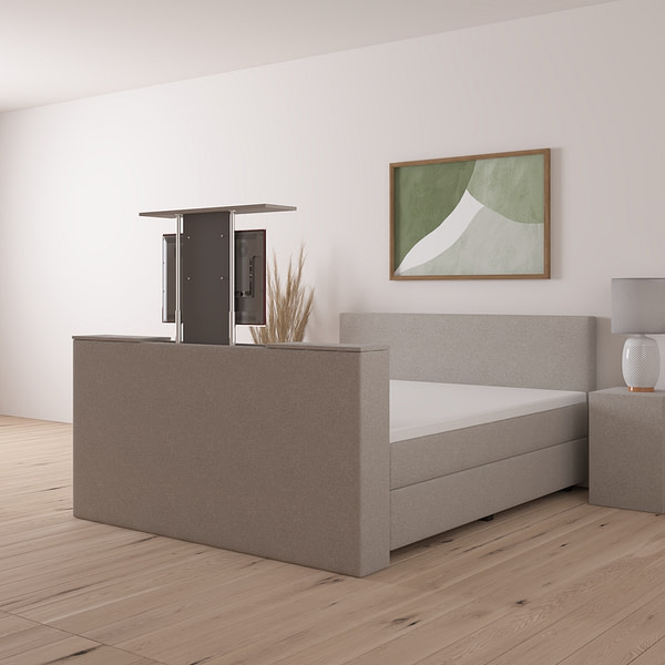 BIG Boxspring met Tv-Lift | bedcheck.nl