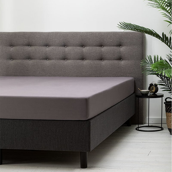 Hoeslaken Katoen - Antraciet - 200x210 cm - Antraciet - Dekbed Discounter - Dekbed-Discounter.nl